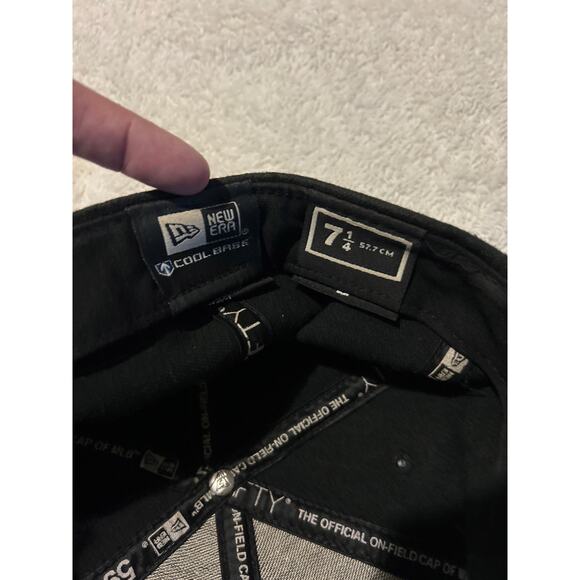 Orioles Hat New Era Cool Base Fitted 7 1/4 Baseball Cap Embroidered Made in USA - Picture 10 of 11